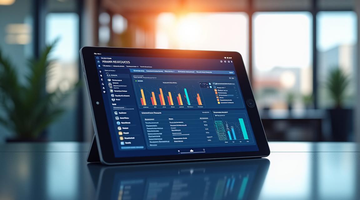 A modern HR dashboard showing candidate progress