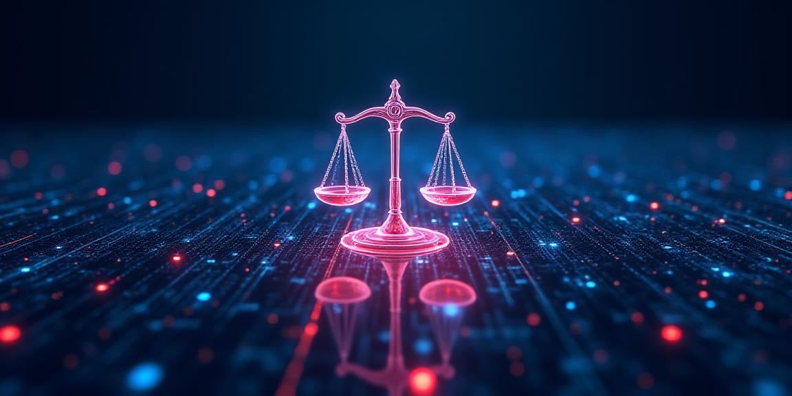 Conceptual legal and data protection visual